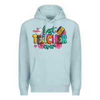 Blue Mist best teacher ever Premium Hoodie - Zillion Design Studio