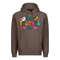 Coffee best teacher ever Premium Hoodie - Zillion Design Studio