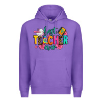 Purple best teacher ever Premium Hoodie - Zillion Design Studio