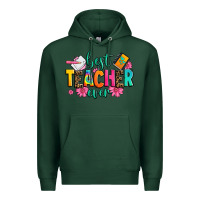 Sports Green best teacher ever Premium Hoodie - Zillion Design Studio