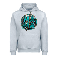 Cowhide Mama Lighting Bolt Urban Hoodie | Teevron