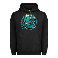 Pigment Black cowhide mama lighting bolt Urban Hoodie - Zillion Design Studio