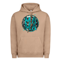 Pigment Burro cowhide mama lighting bolt Urban Hoodie - Zillion Design Studio