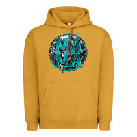 Pigment Peanut Butter cowhide mama lighting bolt Urban Hoodie - Zillion Design Studio
