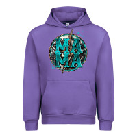 Tulip cowhide mama lighting bolt Urban Hoodie - Zillion Design Studio
