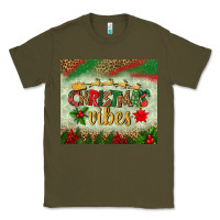 Army Green christmas vibes tumbler Classic Tee - BundleAndBundleShop