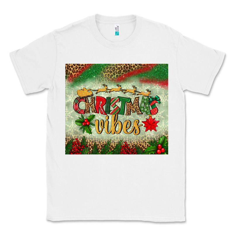 Christmas Vibes Tumbler Classic Tee by BundleAndBundleShop | Teevron