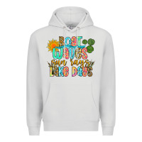 Dove Grey boat waves sun rays lake days Premium Hoodie - Zillion Design Studio