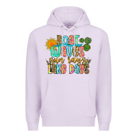 Lilac boat waves sun rays lake days Premium Hoodie - Zillion Design Studio