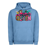 Pigment Pebble Blue crafting queen Urban Hoodie - Zillion Design Studio