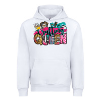 White crafting queen Urban Hoodie - Zillion Design Studio