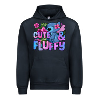 Navy cute and fluffy stitch Urban Hoodie - Zillion Design Studio
