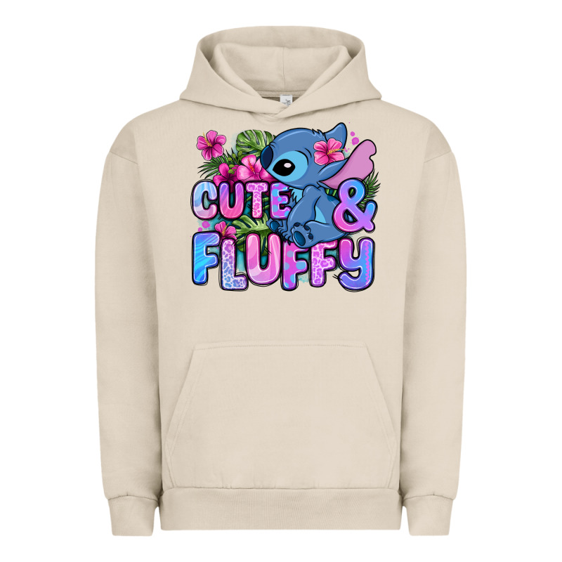 Cute And Fluffy Stitch Urban Hoodie by Zillion Design Studio | Teevron