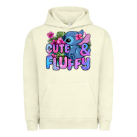 Pigment Pistachio cute and fluffy stitch Urban Hoodie - Zillion Design Studio