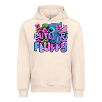 Sandshell cute and fluffy stitch Urban Hoodie - Zillion Design Studio