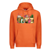 Carrot cactus coffee cups Premium Hoodie - Zillion Design Studio