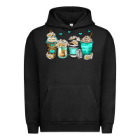 Pigment Black daisy coffee cups Urban Hoodie - Zillion Design Studio
