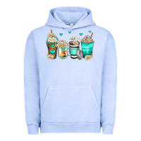 Pigment Grape Ice daisy coffee cups Urban Hoodie - Zillion Design Studio