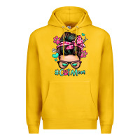 Lemon cat mom messy bun Premium Hoodie - Zillion Design Studio