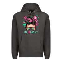 Smoke cat mom messy bun Premium Hoodie - Zillion Design Studio
