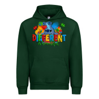 Forest Green different is beautiful autism stitch Urban Hoodie - Zillion Design Studio