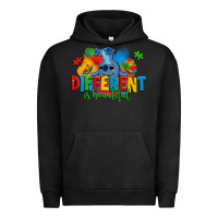 Pigment Black different is beautiful autism stitch Urban Hoodie - Zillion Design Studio