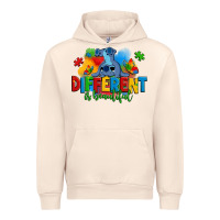 Sandshell different is beautiful autism stitch Urban Hoodie - Zillion Design Studio
