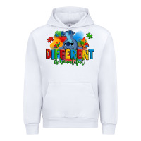 White different is beautiful autism stitch Urban Hoodie - Zillion Design Studio