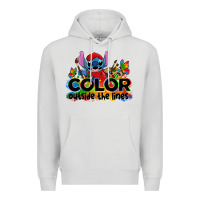 Dove Grey color outside the lines autism stitch Premium Hoodie - Zillion Design Studio