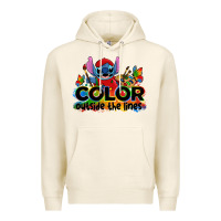 Tofu color outside the lines autism stitch Premium Hoodie - Zillion Design Studio