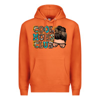 Carrot cool moms club messy bun Premium Hoodie - Zillion Design Studio