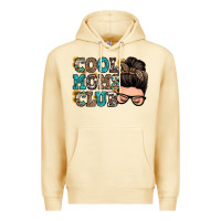 Pina Colada cool moms club messy bun Premium Hoodie - Zillion Design Studio