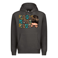 Smoke cool moms club messy bun Premium Hoodie - Zillion Design Studio