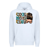 Cool Moms Club Messy Bun Premium Hoodie | Teevron