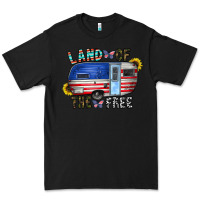 Black land of the free Premium Tee - CowhideDigitalArt