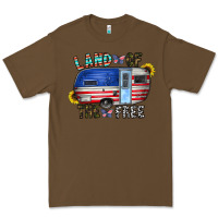Cacao land of the free Premium Tee - CowhideDigitalArt