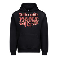 Black glitter and dirt mama of both girls Urban Hoodie - Zillion Design Studio