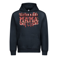 Navy glitter and dirt mama of both girls Urban Hoodie - Zillion Design Studio