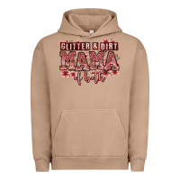 Pigment Burro glitter and dirt mama of both girls Urban Hoodie - Zillion Design Studio
