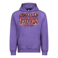 Tulip glitter and dirt mama of both girls Urban Hoodie - Zillion Design Studio