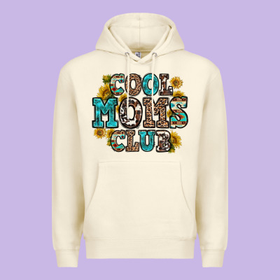 Cool Moms Club Premium Hoodie Designed By Zillion Design Studio