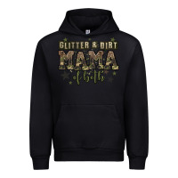 Black glitter and dirt mama of both Urban Hoodie - Zillion Design Studio
