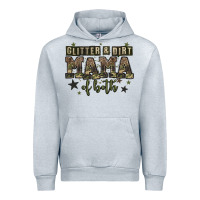Heather Grey glitter and dirt mama of both Urban Hoodie - Zillion Design Studio
