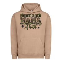 Pigment Burro glitter and dirt mama of both Urban Hoodie - Zillion Design Studio