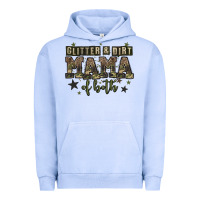 Pigment Grape Ice glitter and dirt mama of both Urban Hoodie - Zillion Design Studio