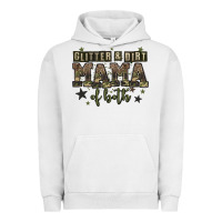 Pigment Lunar Rock glitter and dirt mama of both Urban Hoodie - Zillion Design Studio