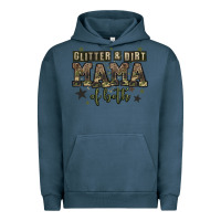 Pigment Midnight Navy glitter and dirt mama of both Urban Hoodie - Zillion Design Studio
