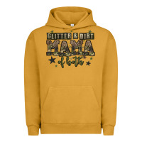 Pigment Peanut Butter glitter and dirt mama of both Urban Hoodie - Zillion Design Studio