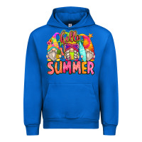 Cobalt hello summer gnomes Urban Hoodie - Zillion Design Studio