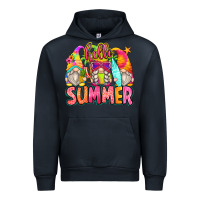 Navy hello summer gnomes Urban Hoodie - Zillion Design Studio